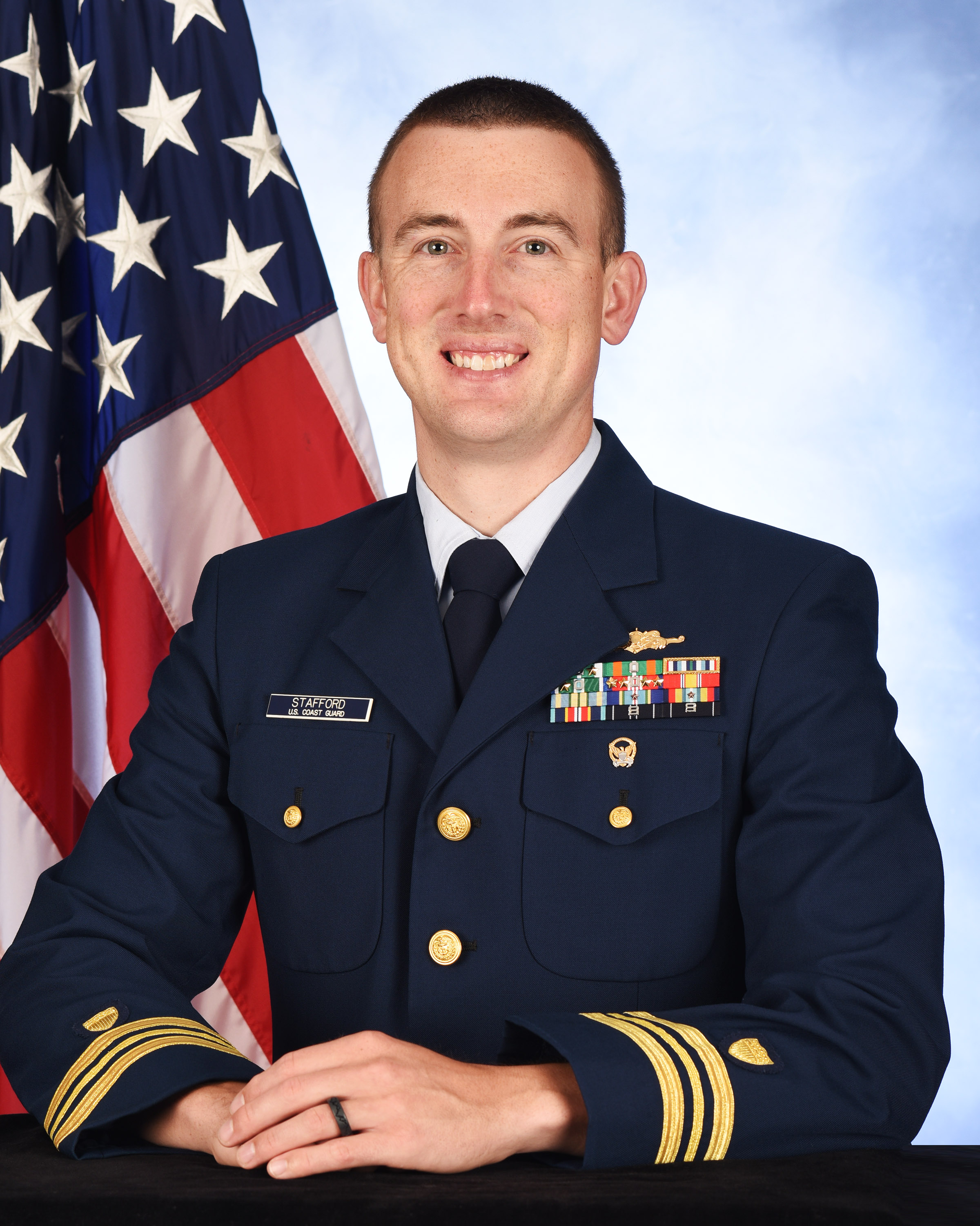 CGC ALDER Commanding Officer Photo - LCDR Drew Stafford